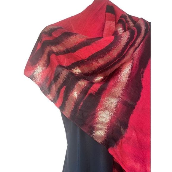 “Year of the Tiger” - Hand Painted Pashmina - Bid Now = Discounted Shipping - Picture 5 of 13